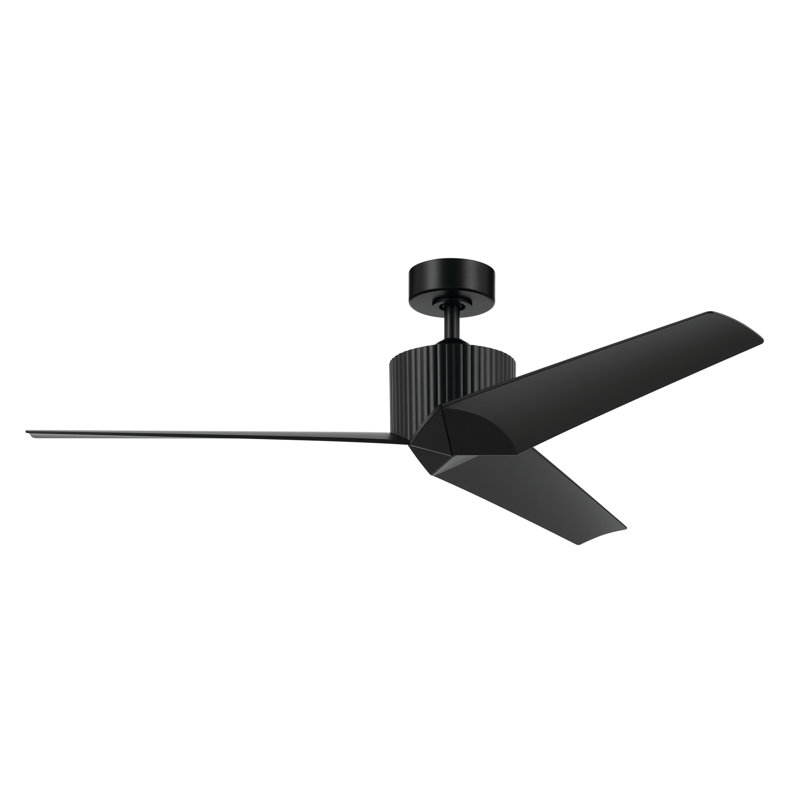 Ventilateur de plafond 56 po Almere, Noir satiné