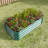 Metal Raised Garden Bed, Rectangle Raised Planter 4×2×1Ft  For Flowers Plants, Vegetables Herb Veezyo Green-104642483-104642484