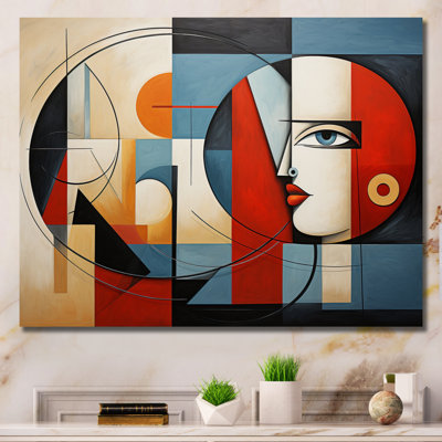 " Cubism Geometric Portrait VII "