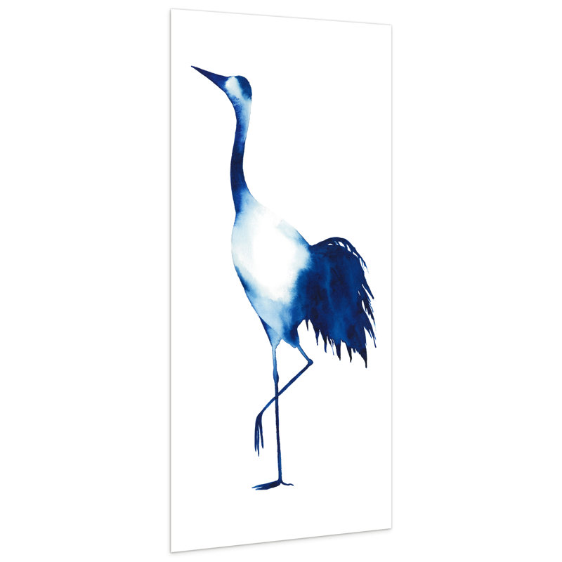 «Ink Drop Crane 2», reproduction sur verre
