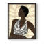 «Ethnic Beauty I», reproduction encadrée - bois massif-100626199-100626197