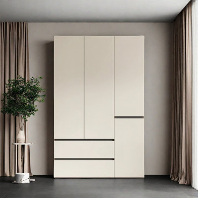 Simple Solid Color Wardrobe