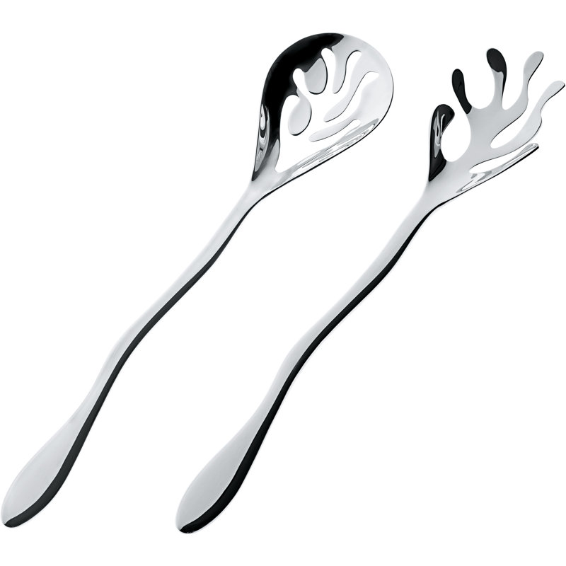 Mediterraneo Stainless Steel Salad Servers