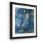 « Or indigo II », peinture sur papier encadrée-11411176-11411181