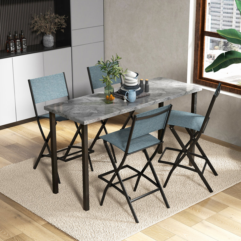Tabouret de bar 28 po Westlyn, Bleu