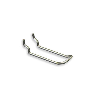 Metal Wire Loop Hook: 0.148" Diameter, 50-Pack