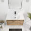 Meuble-lavabo mural 36 po avec lavabo gel