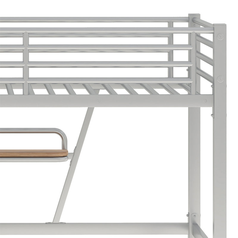 Lit mezzanine double Ainsworth, Double, Argent