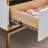Coffee Table with Storage Metal Legs