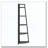 70.07" Tall Corner Shelf, 5 Tier Rustic White Corner Bookshelf Bookcase Industrial Corner Ladder Shelf-529898479
