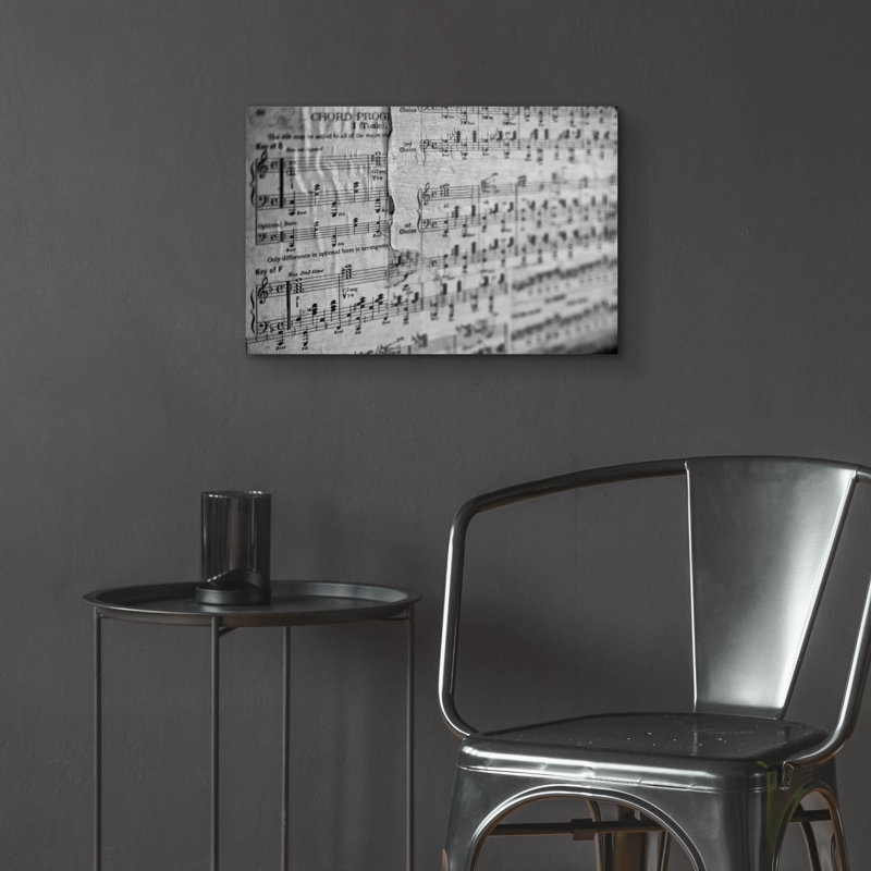 "Chord progression" par Rick Berk, art mural en verre acrylique, H 16 po x l 24 po x P 0,2 po