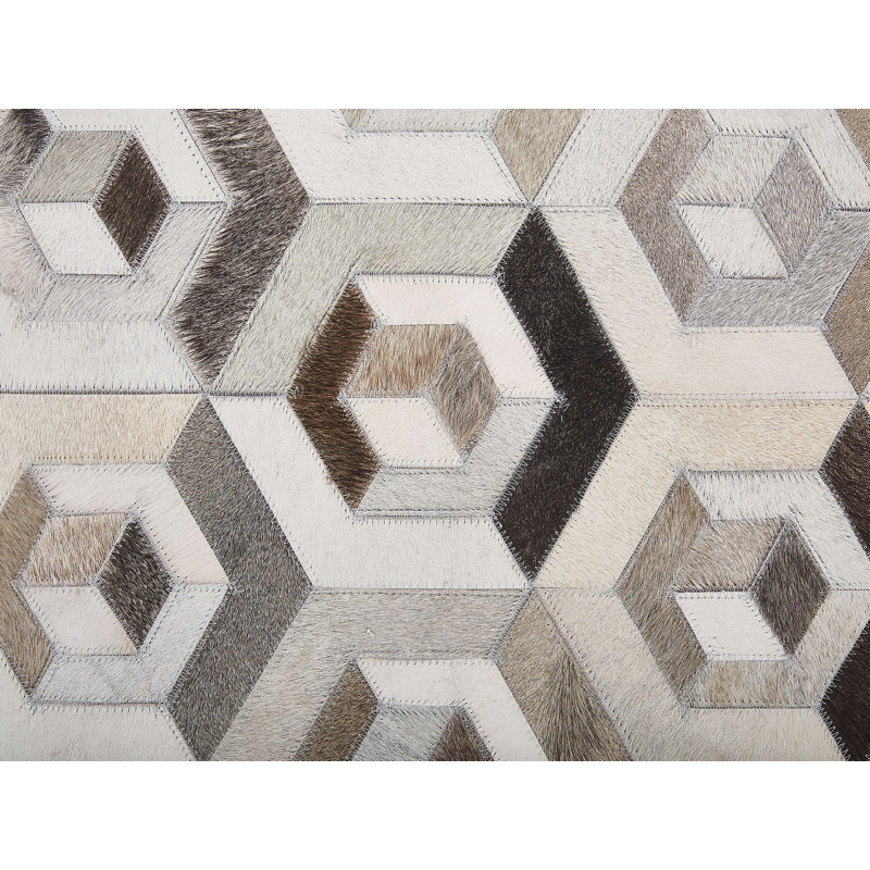 Yorkshire Geometric Hand Woven Area Rug, Rectangle 160 x 230cm