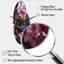 Oiseau jaune sur une fleur de cerisier III - grande forme d'horloge murale mauve - forme unique-776487811
