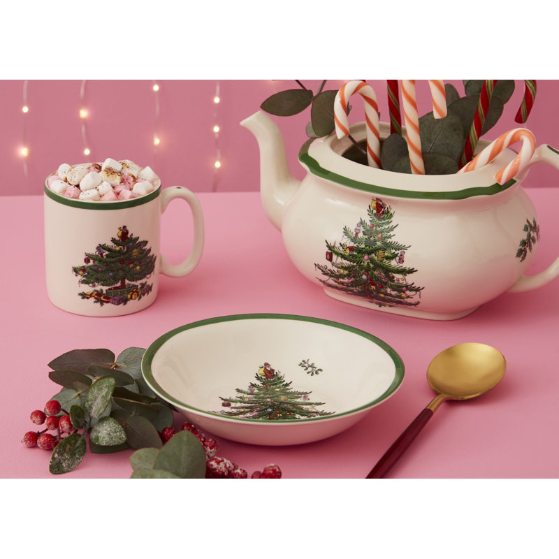 Spode Christmas Tree Cereal/Oatmeal Bowl 5.5"