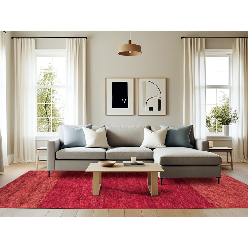 Abstract Indoor Rug, Rectangle 6' x 9'