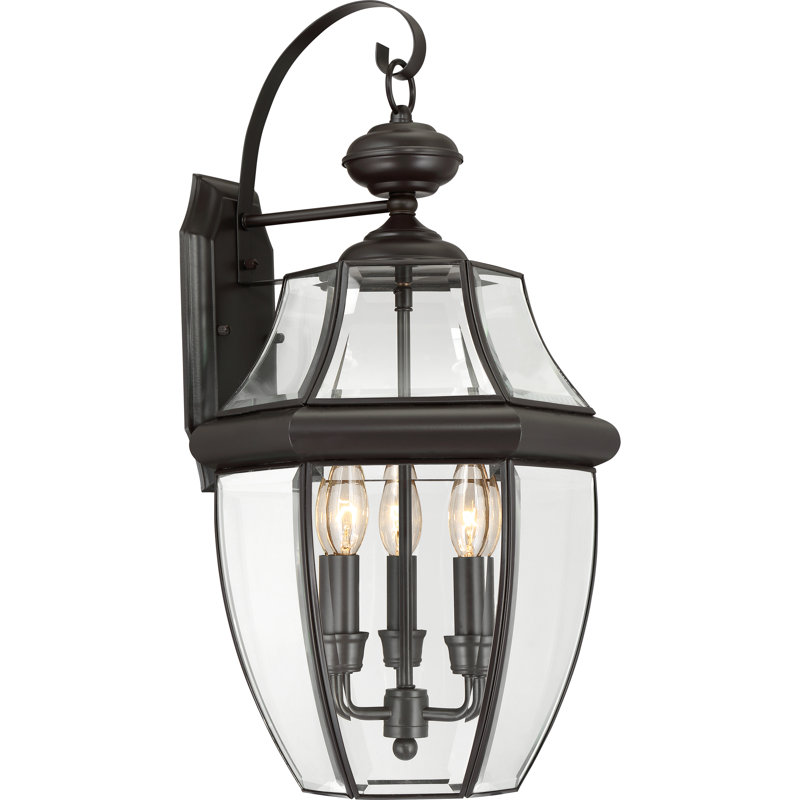 Newbury Solid Brass Wall Light, Medici Bronze