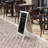 A-Frame 40 inch Freestanding Sidewalk Chalkboard Sign