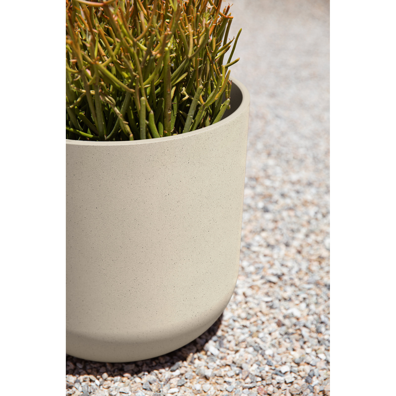 Pure Series Planter, 2, 10.25" H x 10" W x 10" D, Sand