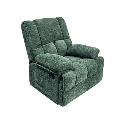 Swivel Rocker Recliner Oversized Chair Green
