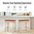 Jelissa Upholstered Counter Stool with Solid Wood Frame-268437730-281339320