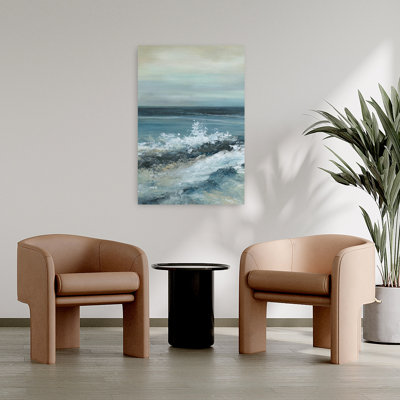 Art mural contemporain contemporain serein
