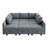 Larchmere Modular Sectional Sofa with Storage Ottoman-90539446