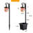 Solar Outdoor Post Light With Planter-418675105