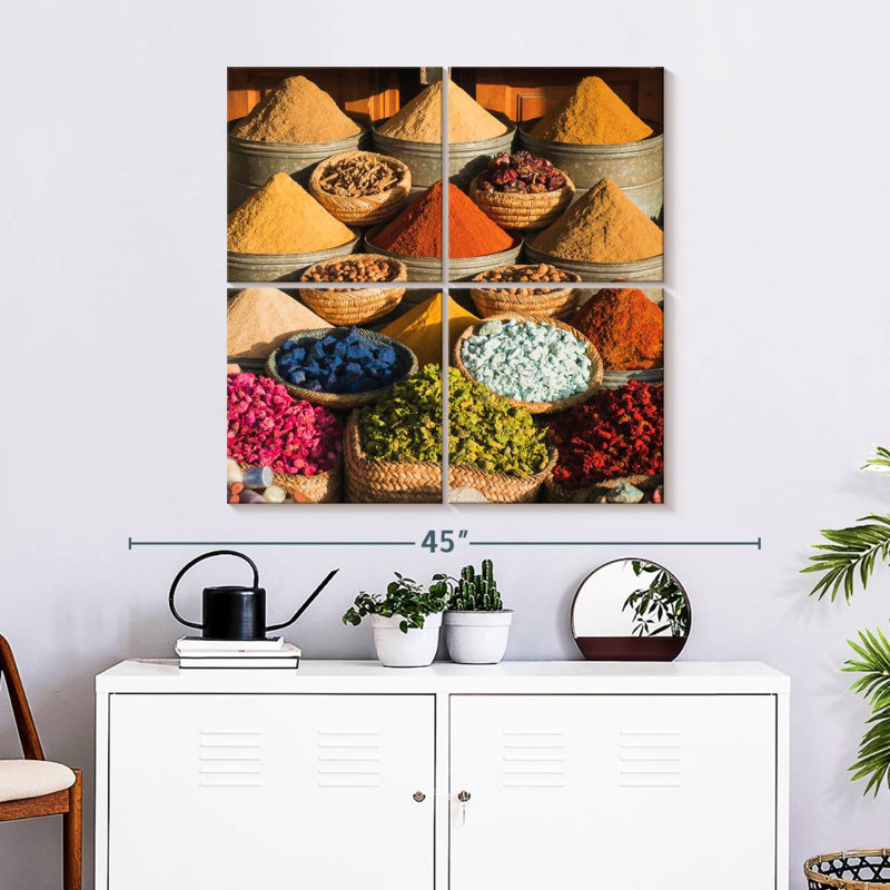 Yarlin Marrakesh Market Spices, 32" H x 32" W