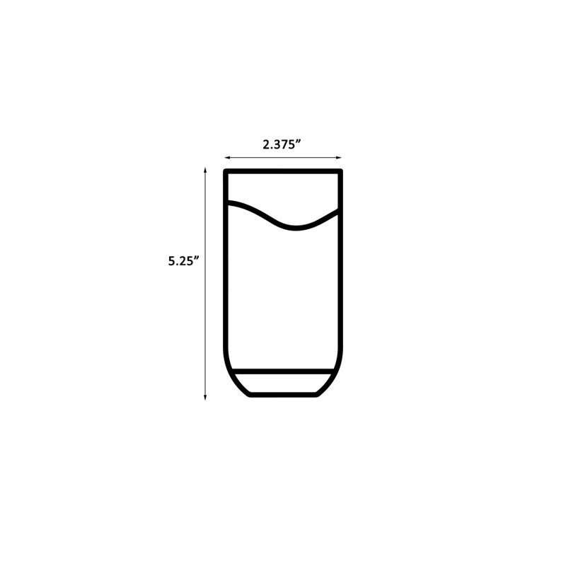 14 oz. Etter Verre à boire