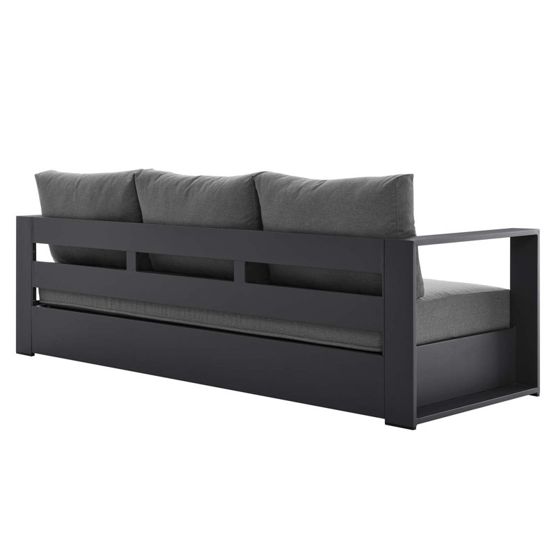 Tahoe Charcoal Gray Aluminum 4-Piece Outdoor Patio Set