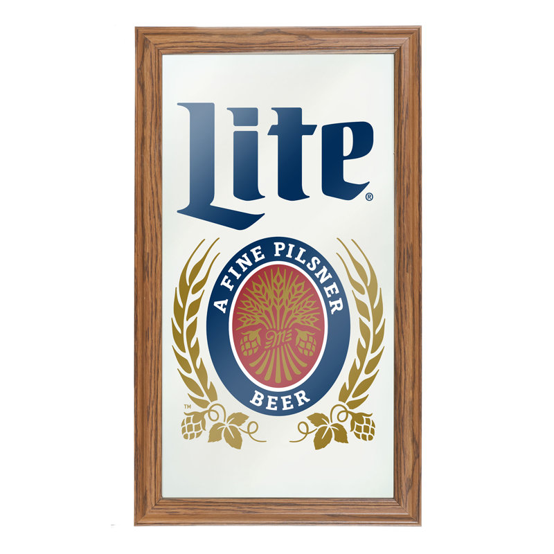 Miller Lite Rectangle Mirror