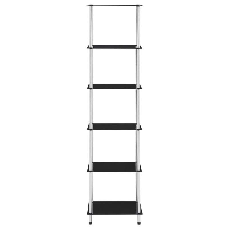 Gravette 40cm W Metal Shelving Unit, Black