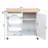 Gresham Solid Wood Top Kitchen Cart