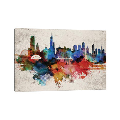 Chicago Abstract - Print on Canvas
