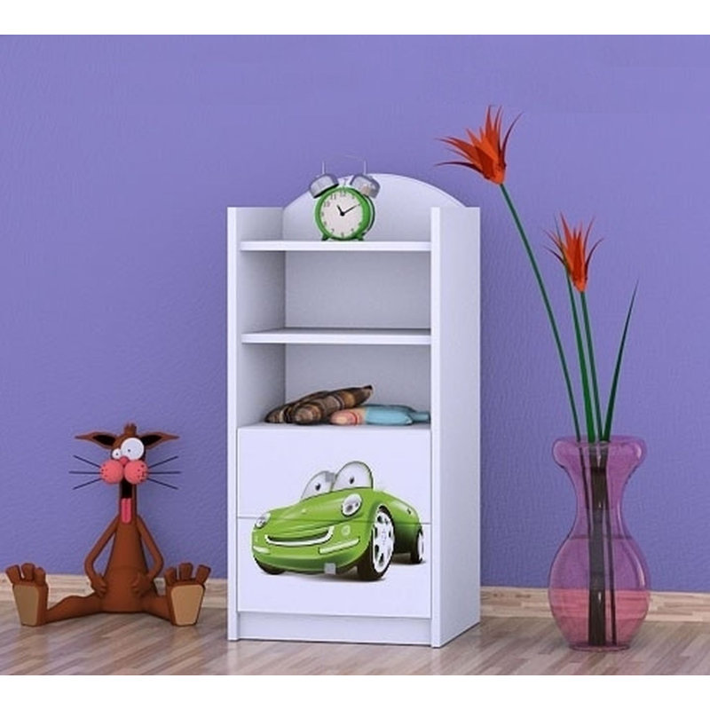 Arielle 96 cm H X 45 cm W Kids Cube Bookcase, White