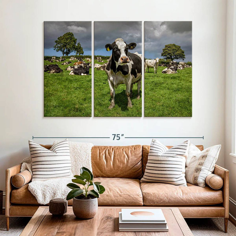 Brampt Holstein Cow, 42" H x 65" W