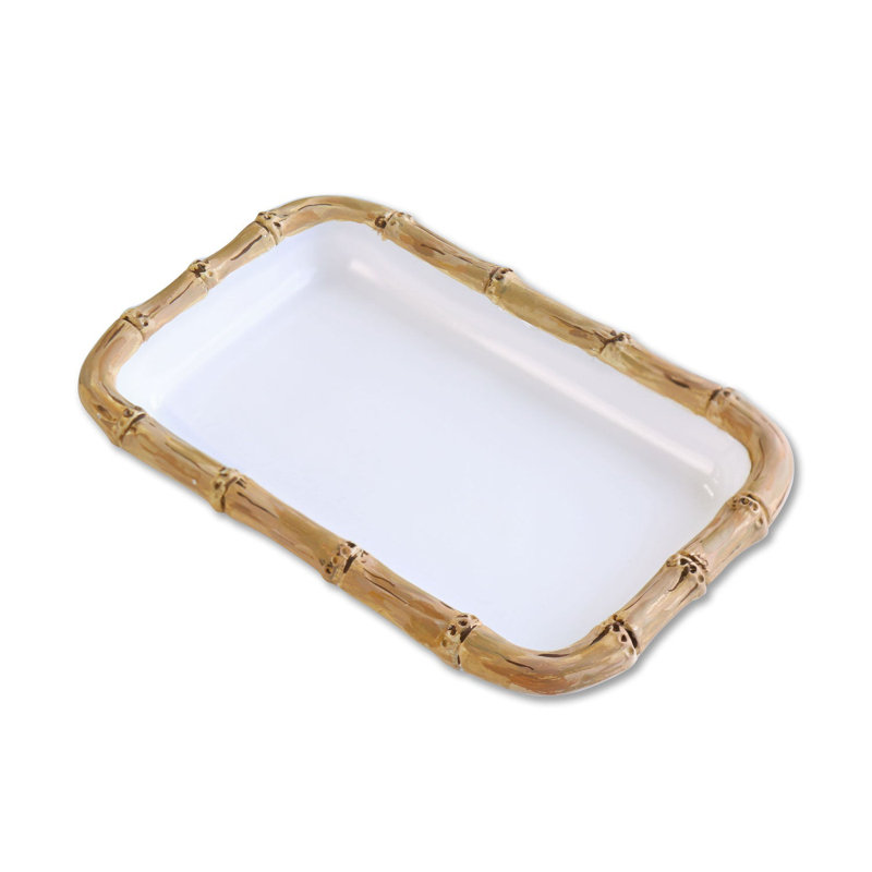 Porte-serviettes d'invité en bambou Vida, 1.5" H x 10" W x 6.5" D