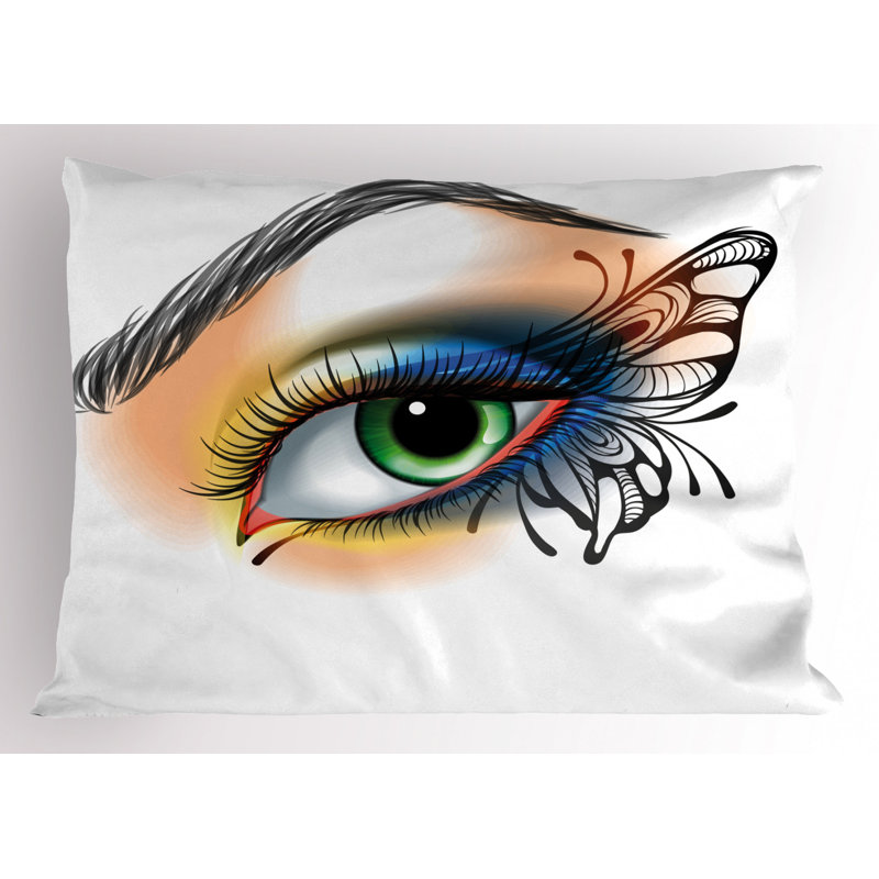 Eyelash Polyester Sham Set, Twin