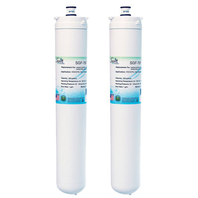 SGF-707 Compatible Commercial Water Filter for 47-55707G2, 47-55707CM, WHIRLPOOL 4373531 (2 Pack).