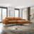 Fiske Mid Century Modern Vegan Leather Wide-Armrest Sofa & Chaise