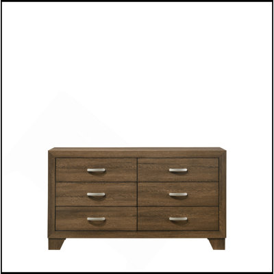 Commode à finition chêne Miquell