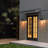 2-pack 9.25 In. Matte Black Gooseneck Outdoor Barn Light Sconce