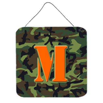 " Monogram Camo " Textual Art Print