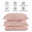 Ensemble de couvre-lit matelassé embossé - Couvre-lit en microfibre douce avec taies décoratives, literie de style hôtel pour lits hauts-124241674-124241680