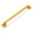 Forge Collection Handle Pull - 7-9/16" Center to Center Cabinet Pull Brushed Golden Brass - Farmhouse Hardware for Drawers & Cabinets-117025898-30748667-133044351