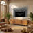 Mid-Century Modern TV Stand for 60+ Inch TVs, Japanese style TV Console with 2 Storage Cabinets and 2 Drawers, Entertainment Center-1590267820-1599355609