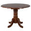 Ensemble de salle à manger en bois massif 3 pièces drop leaf Azura-1411615760