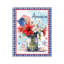 Plaque murale "America America Bouquet with Flag", conception par Nicole DeCamp