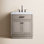Breshey Carrara Marble Single Bathroom Vanity