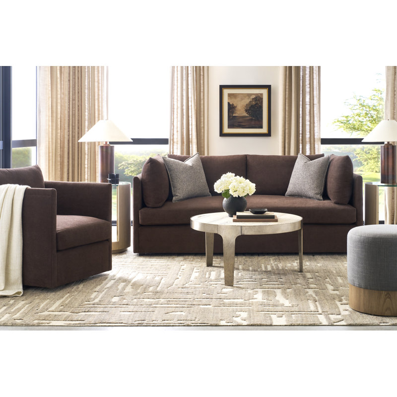 Noa Stone Coffee Table, 18" H x 36" W x 36" D